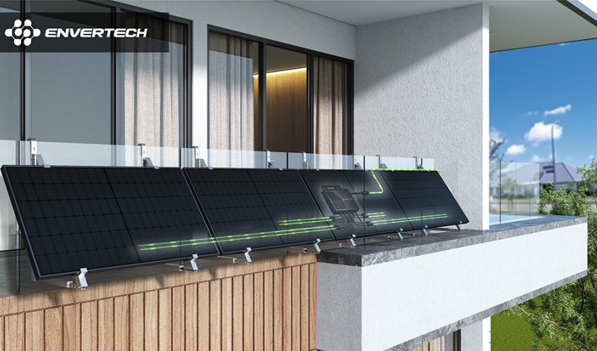 O Microinversor da Envertech torna o Sistema Fotovoltaico de Varanda mais atrativo